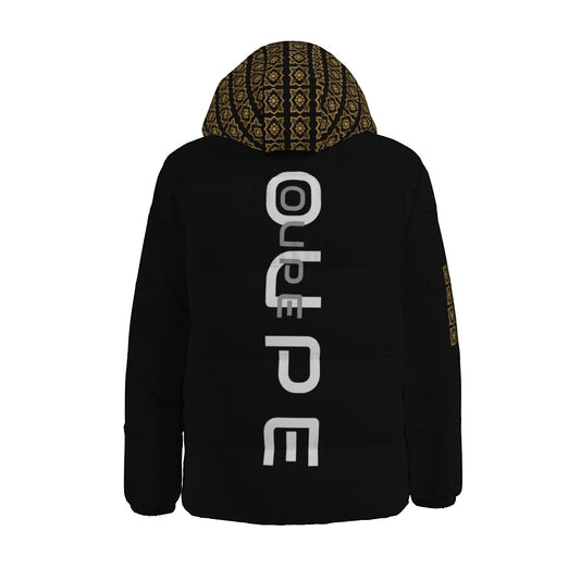 AC BAROQUE Hood "OUPE" Branded  Unisex Down Jacket