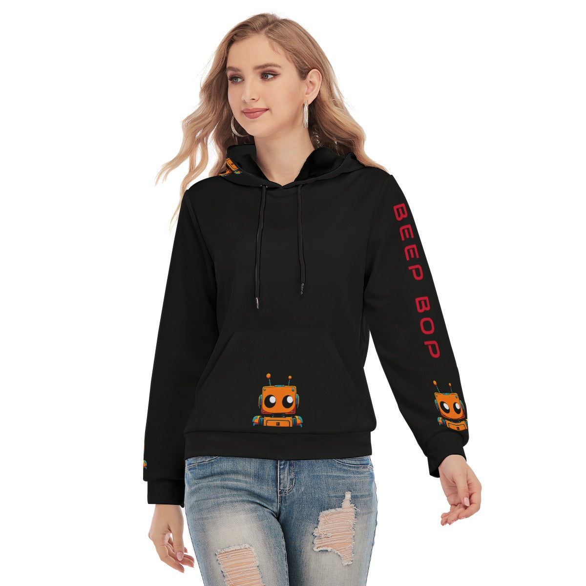 BEEP BOP USA Pullover Hoodie