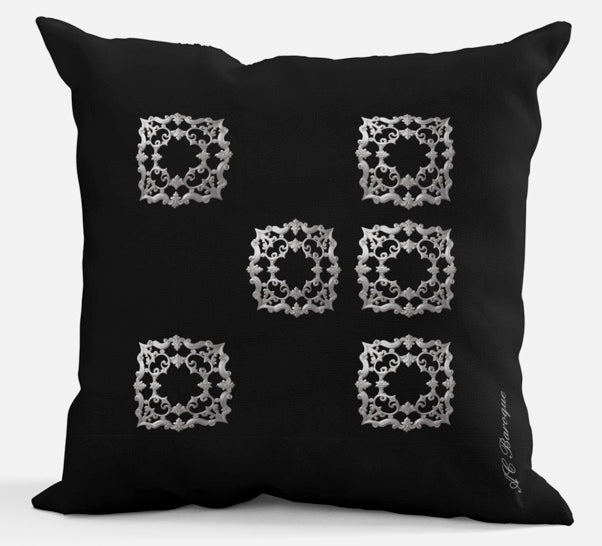 AC Baroque "Prussia VII" Throw Pillow (No 50).