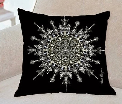 Ice Throw Pillow Cushion Ana Couper (No 9).