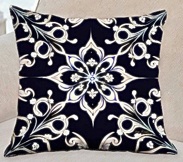 Baroque "Chelsea" Throw Pillow Ana Couper (No 21).