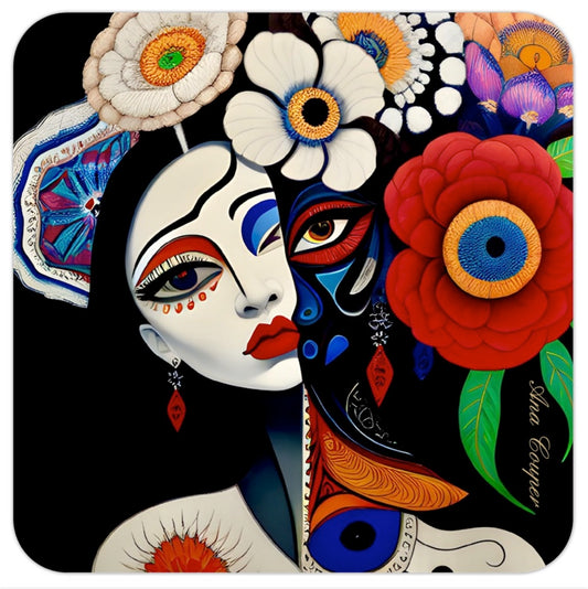 AC INDIGENOUS GIRL SERIES NO 5 COASTERS X 10 SETS