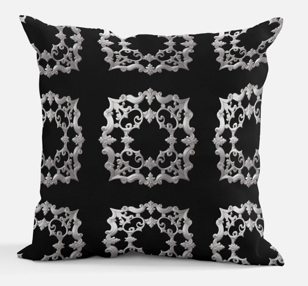 AC Baroque "Prussia VII" Throw Pillow (No 40).