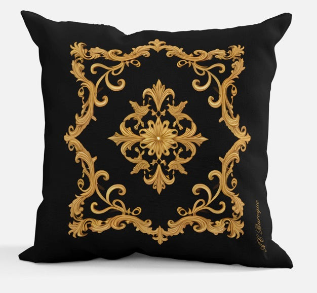 AC Baroque "Prussia VII" Throw Pillow (No 44).