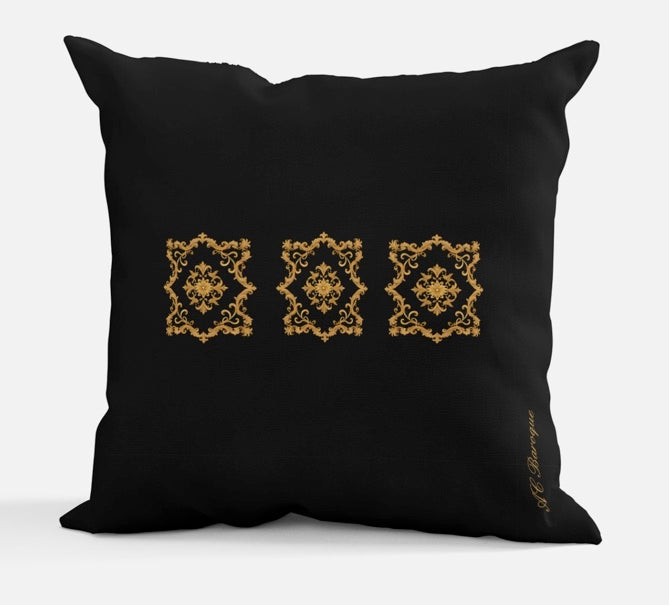 AC Baroque "Prussia VII" Throw Pillow (No 45).