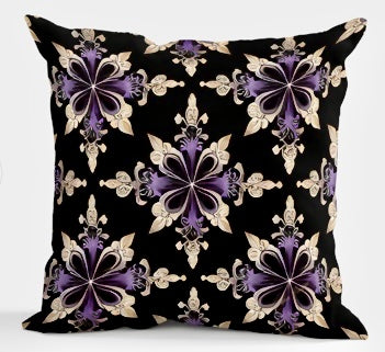 AC Baroque "Prussia VI" Throw Pillow (No 27).