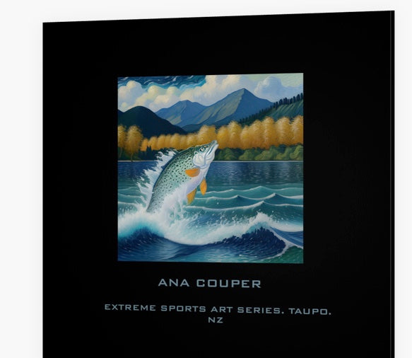 TAUPO EXTREME SPORTS TROUT FISHING (NO 48) X 10 CARDS MP