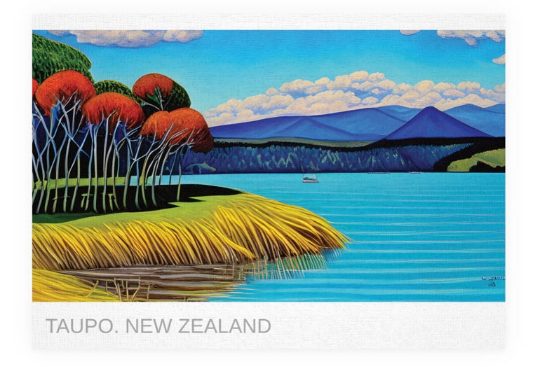 MIXED BULK POSTCARD TAUPO SERIES (NO 32) X 50 POSTCARDS