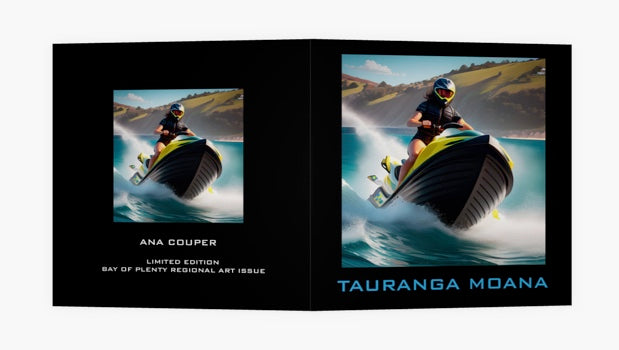 MT MAUNGANUI ART CARD (NO 87) X 10 CARDS