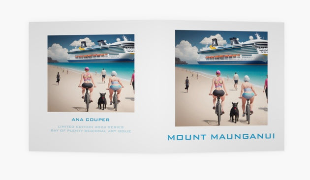 MT MAUNGANUI ART CARD (NO 93) X 10 CARDS