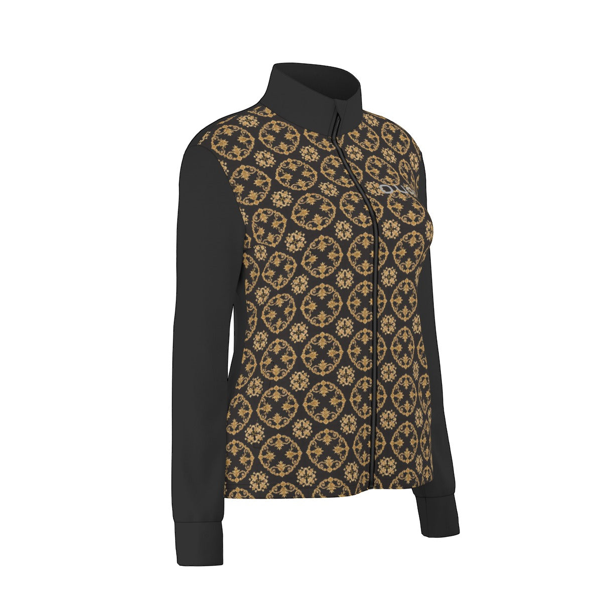 OUPE All-Over Print Women's Long Sleeve Thumbhole Jacket
