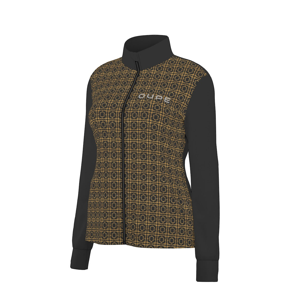 OUPE All-Over Print Women's Long Sleeve Thumbhole Jacket