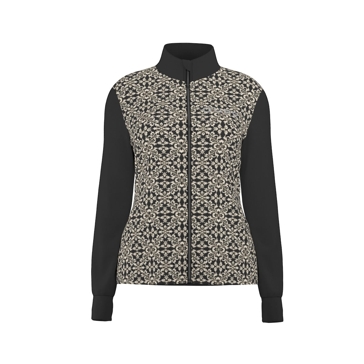 OUPE All-Over Print Women's Long Sleeve Thumbhole Jacket