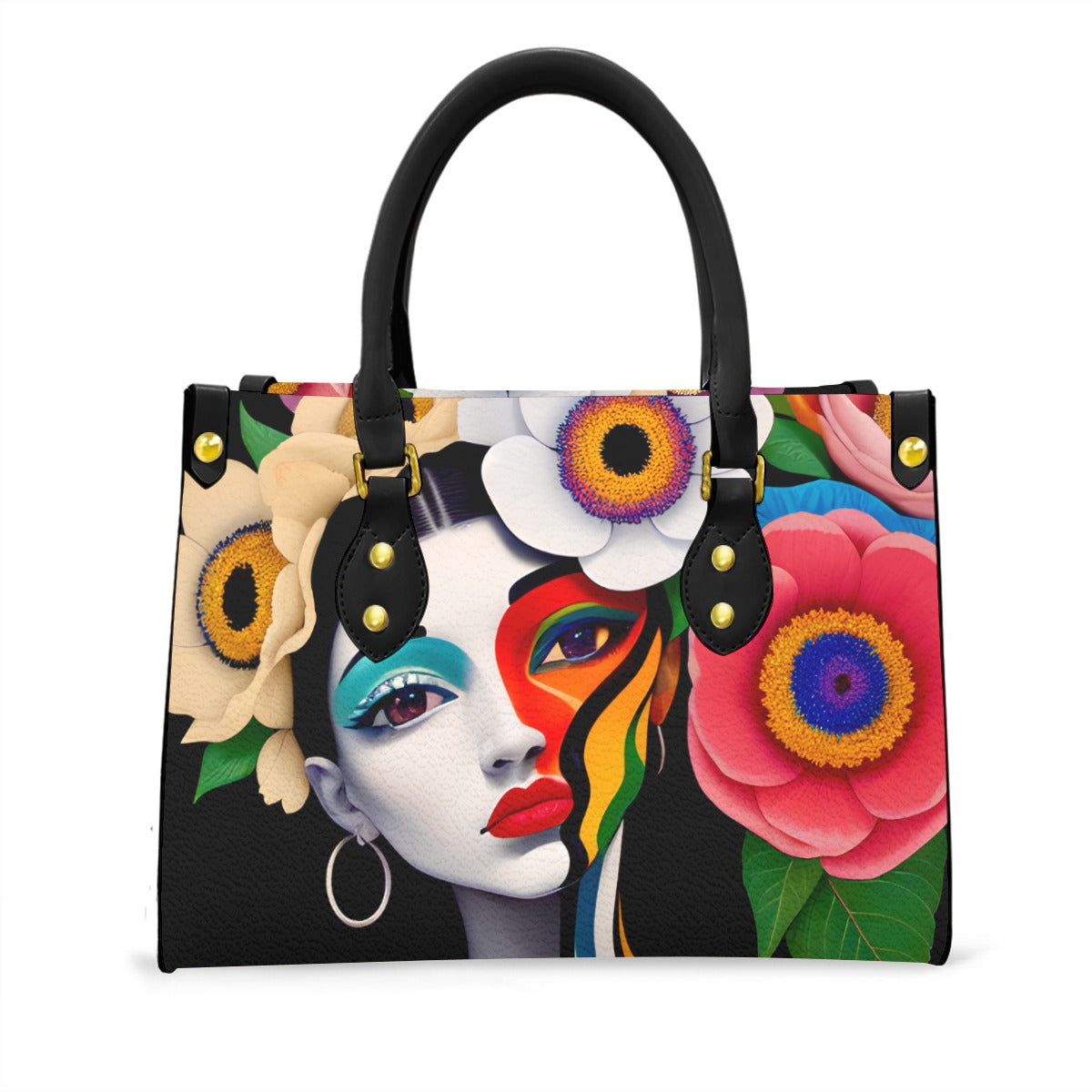 DNA GIRL USA Women's Tote Black Handle