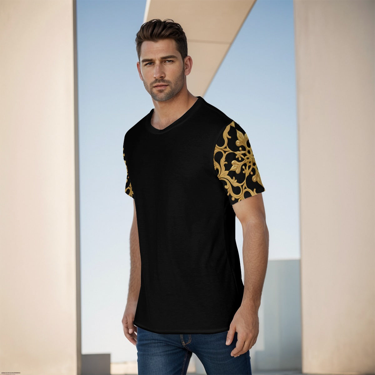 AC BAROQUE All-Over Print Men's O-Neck T-Shirt