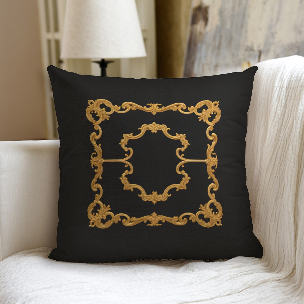 AC BAROQUE All-Over Print couch pillow with pillow Inserts