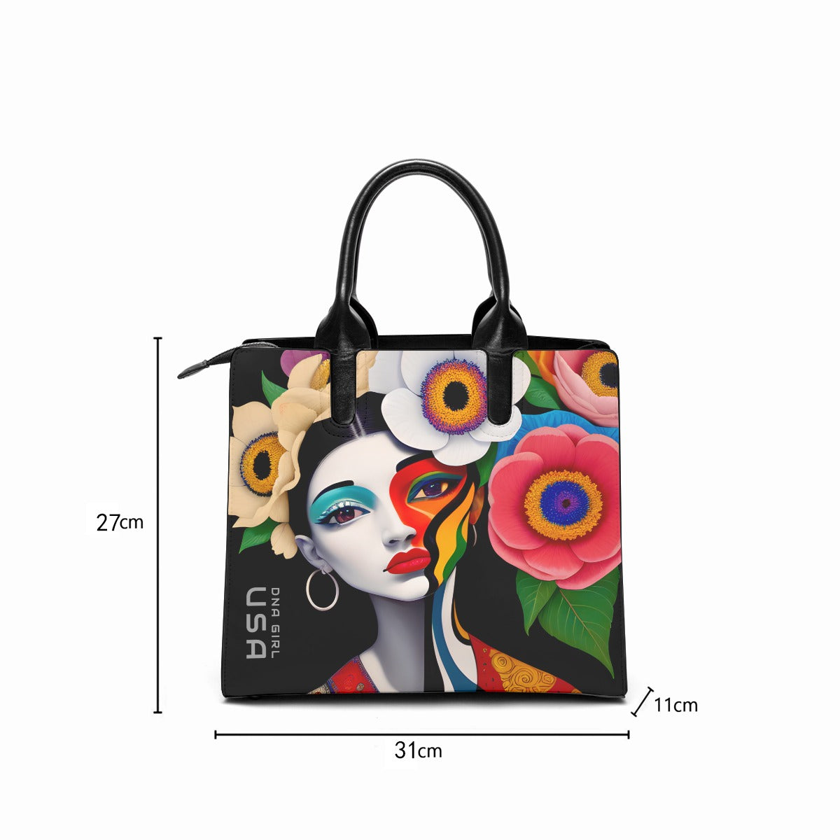 DNA GIRL USA Square Tote Bag