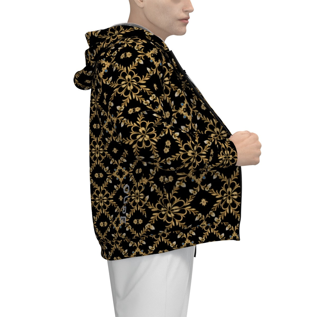 OUPE BAROQUE Men's SHERPA ZIP HOODIE