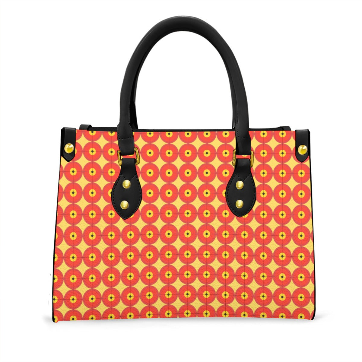 Women's "OUPE" Tote Bag With Black Handle RETRO