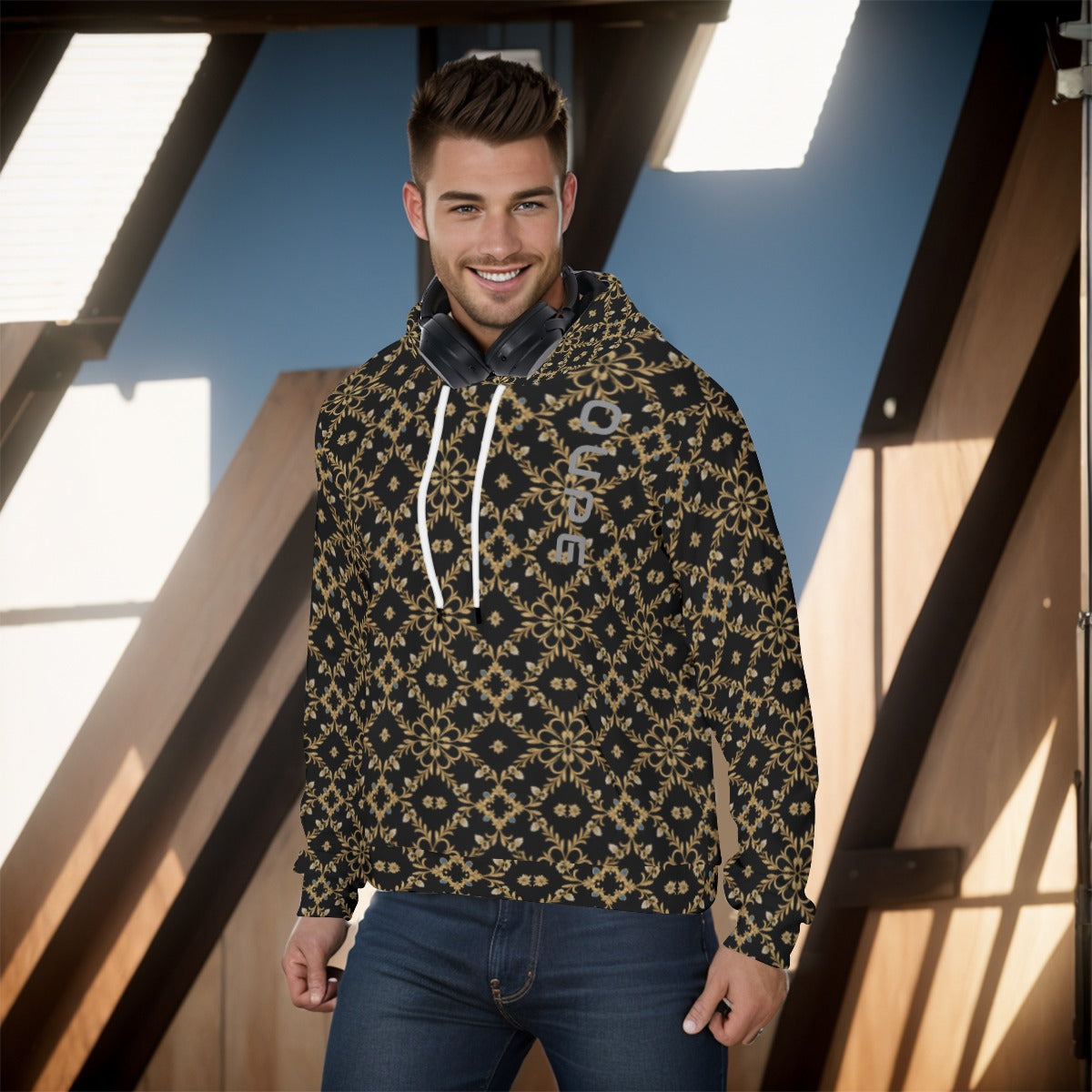 OUPE BAROQUE Men's PULLOVER HOODIE