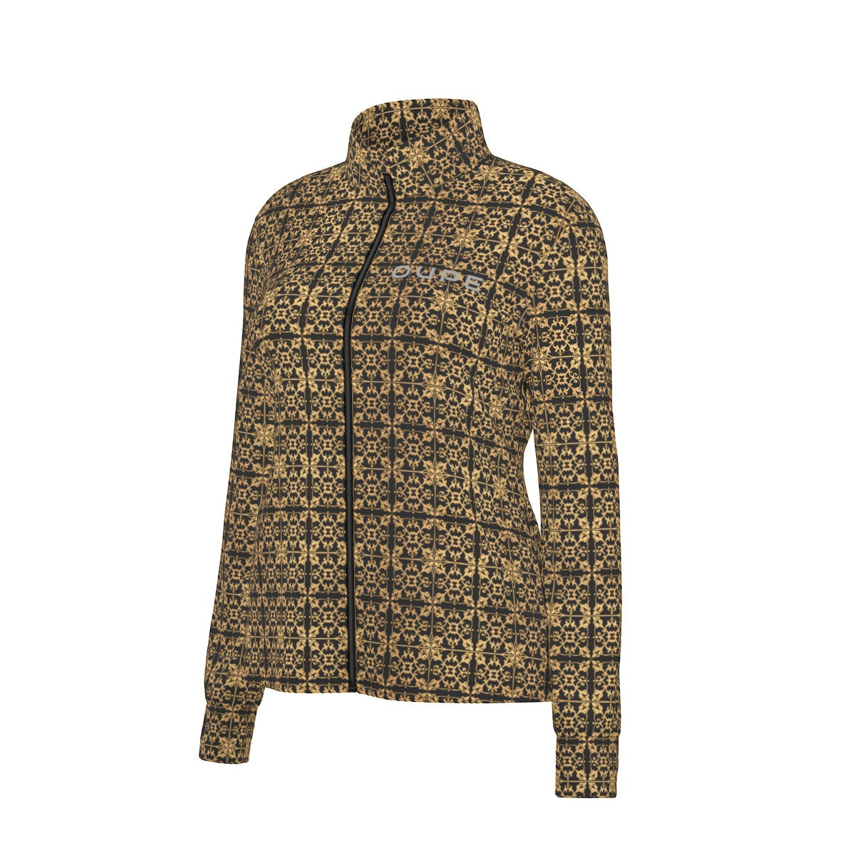 OUPE All-Over Print Women's Long Sleeve Thumbhole Jacket