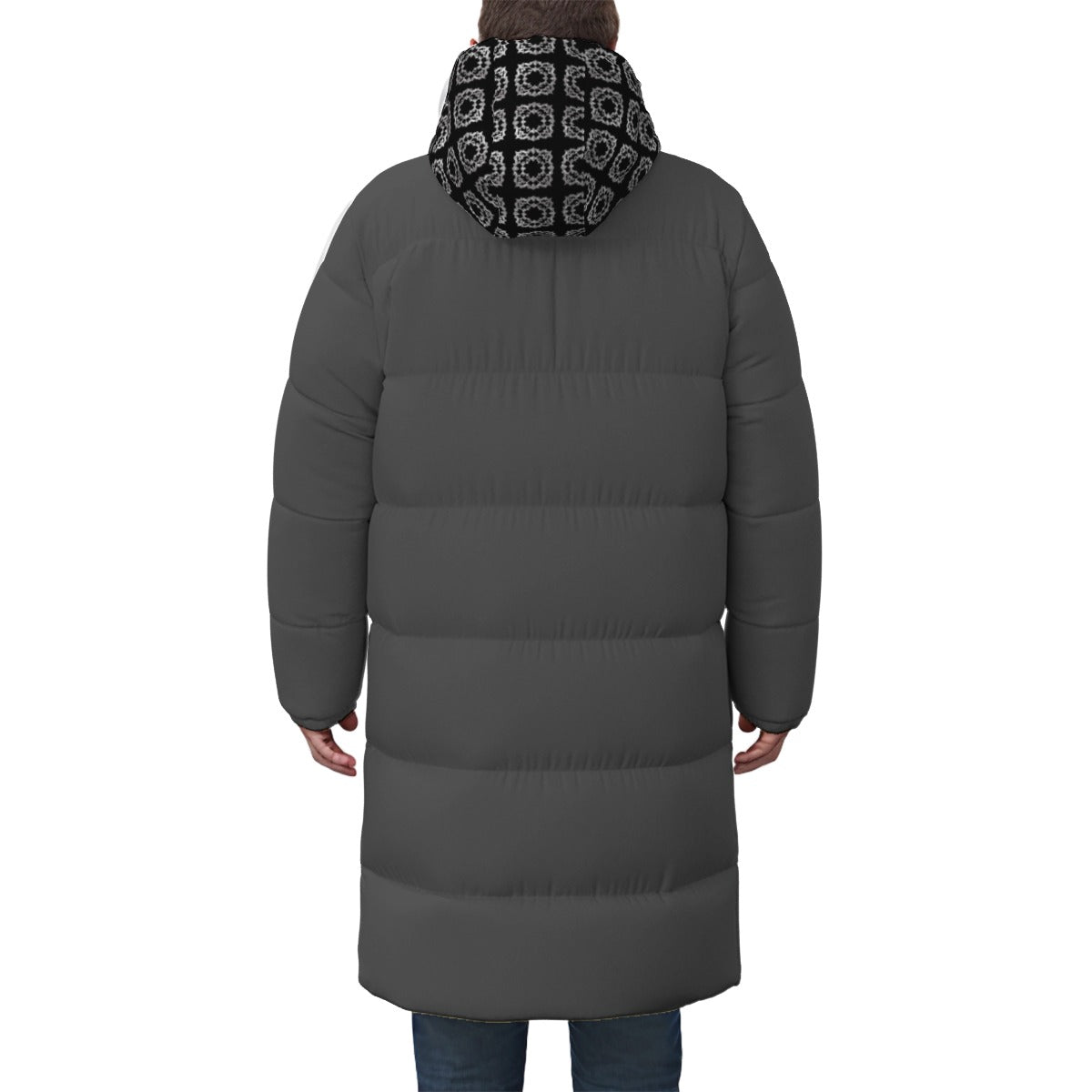 AC BAROQUE (Silver) Long Puffer Down Jacket