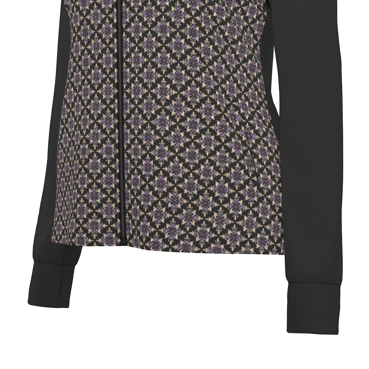 OUPE All-Over Print Women's Long Sleeve Thumbhole Jacket