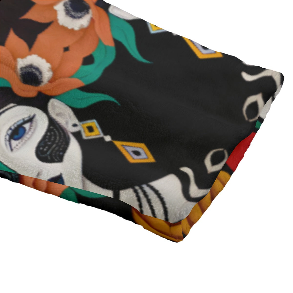DNA GIRL All-Over Print Unisex Flannel Hooded bathrobe (DIRECT)