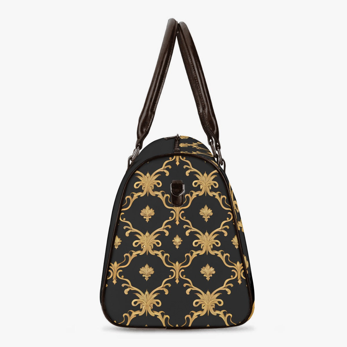 AC BAROQUE "OUPE" Designer Overnight Duffle Bag (Black)