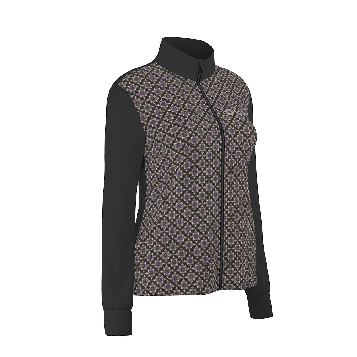 OUPE All-Over Print Women's Long Sleeve Thumbhole Jacket