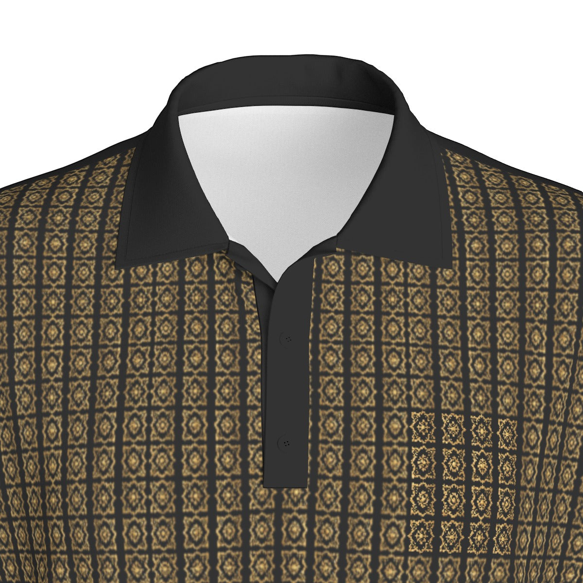 AC BAROQUE Print Men's Polo Collar Golf Jersey