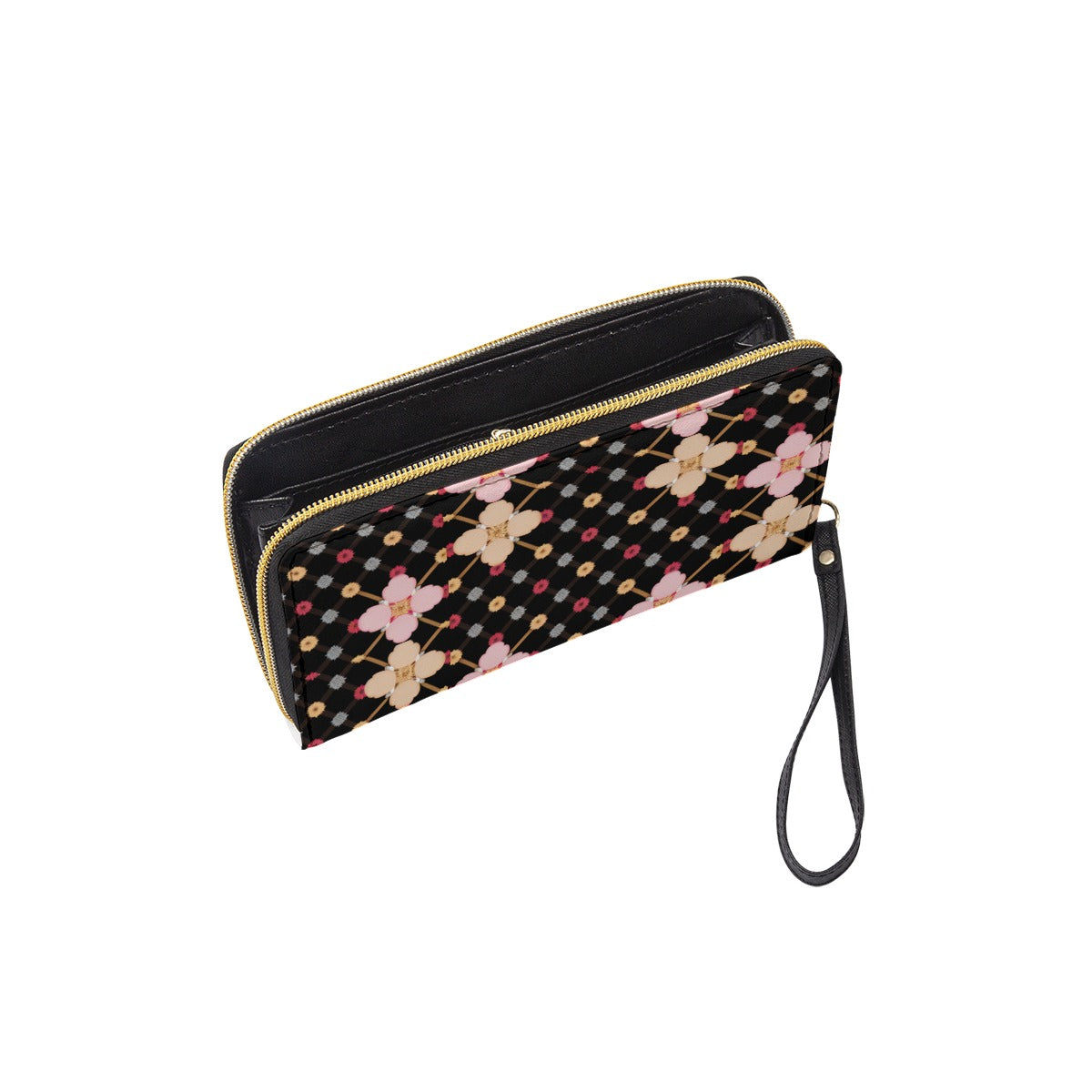 AC KAMI OUPE Long Wallet With Black Hand Strap