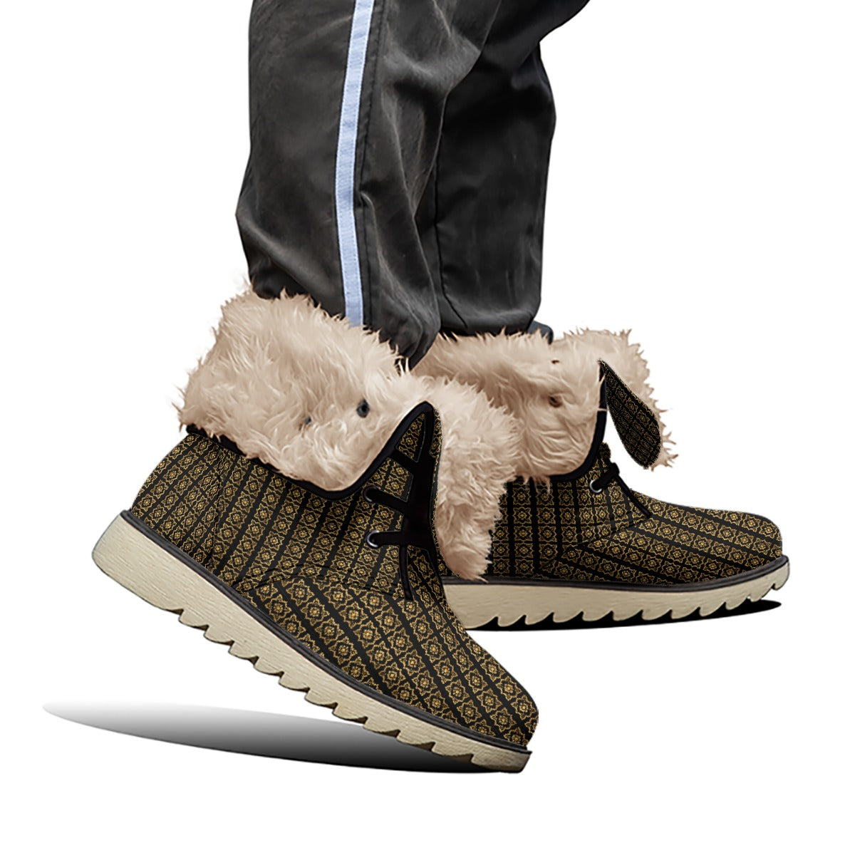 AC BAROQUE Men's Outdoors Plush Boots