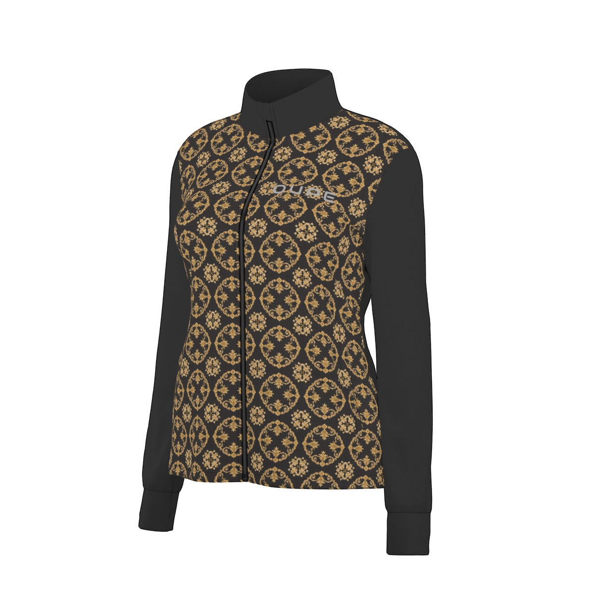 OUPE All-Over Print Women's Long Sleeve Thumbhole Jacket