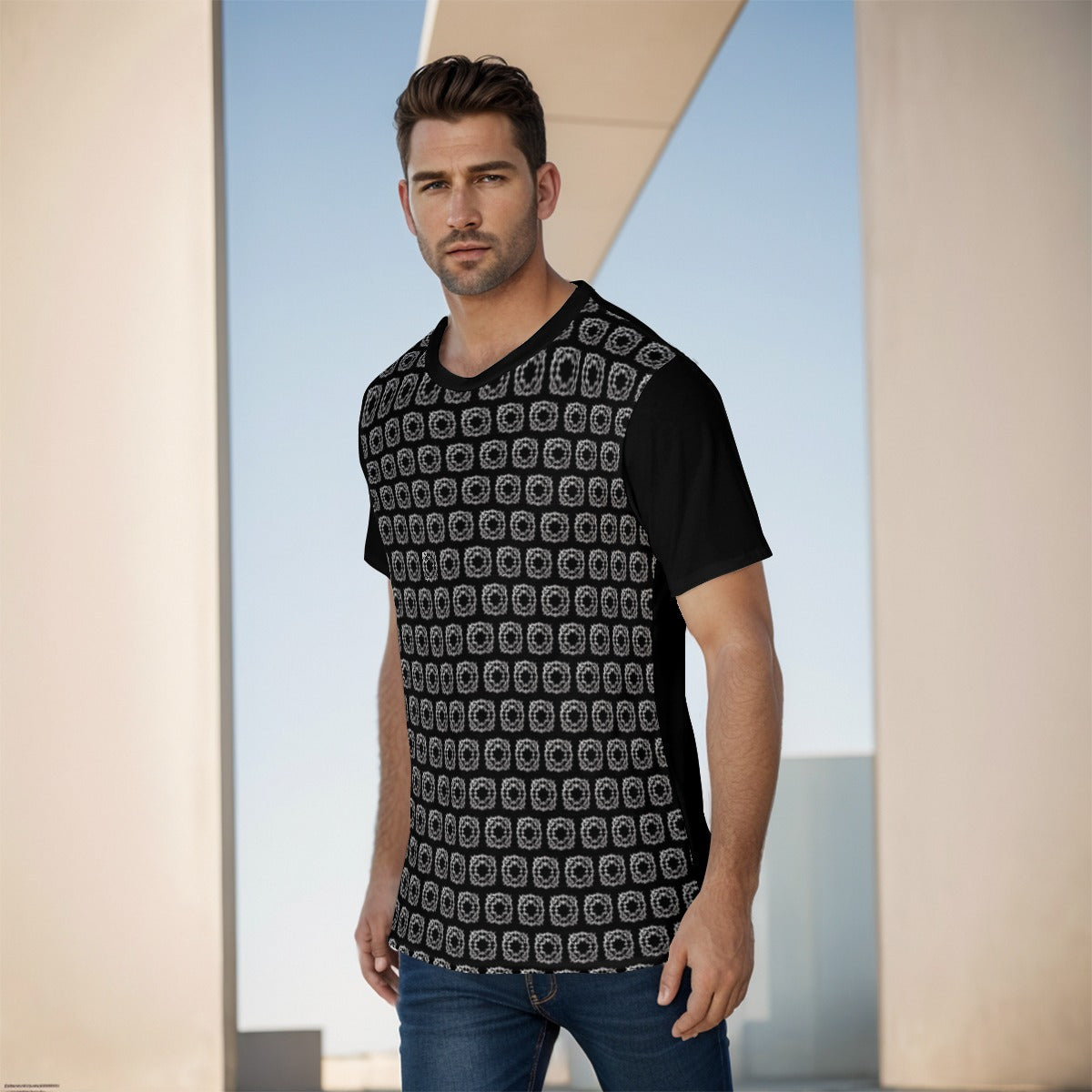 AC BAROQUE All-Over Print Men's O-Neck T-Shirt