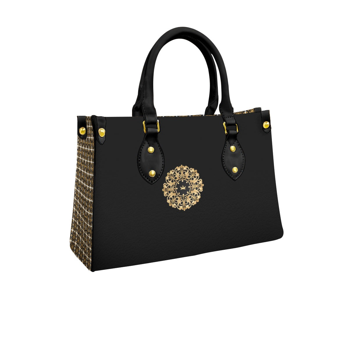 Women's (Duchess) Tote Bag With Black Handle AC BAROQUE