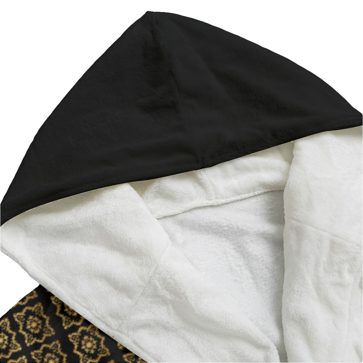 AC BAROQUE Unisex Flannel Hooded ROBE