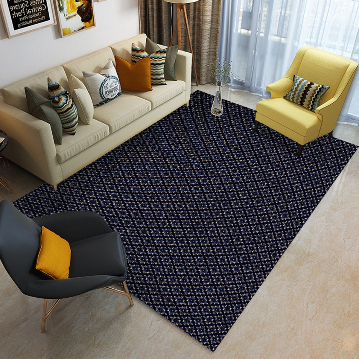 AC BAROQUE Foldable Rectangular Floor Mat