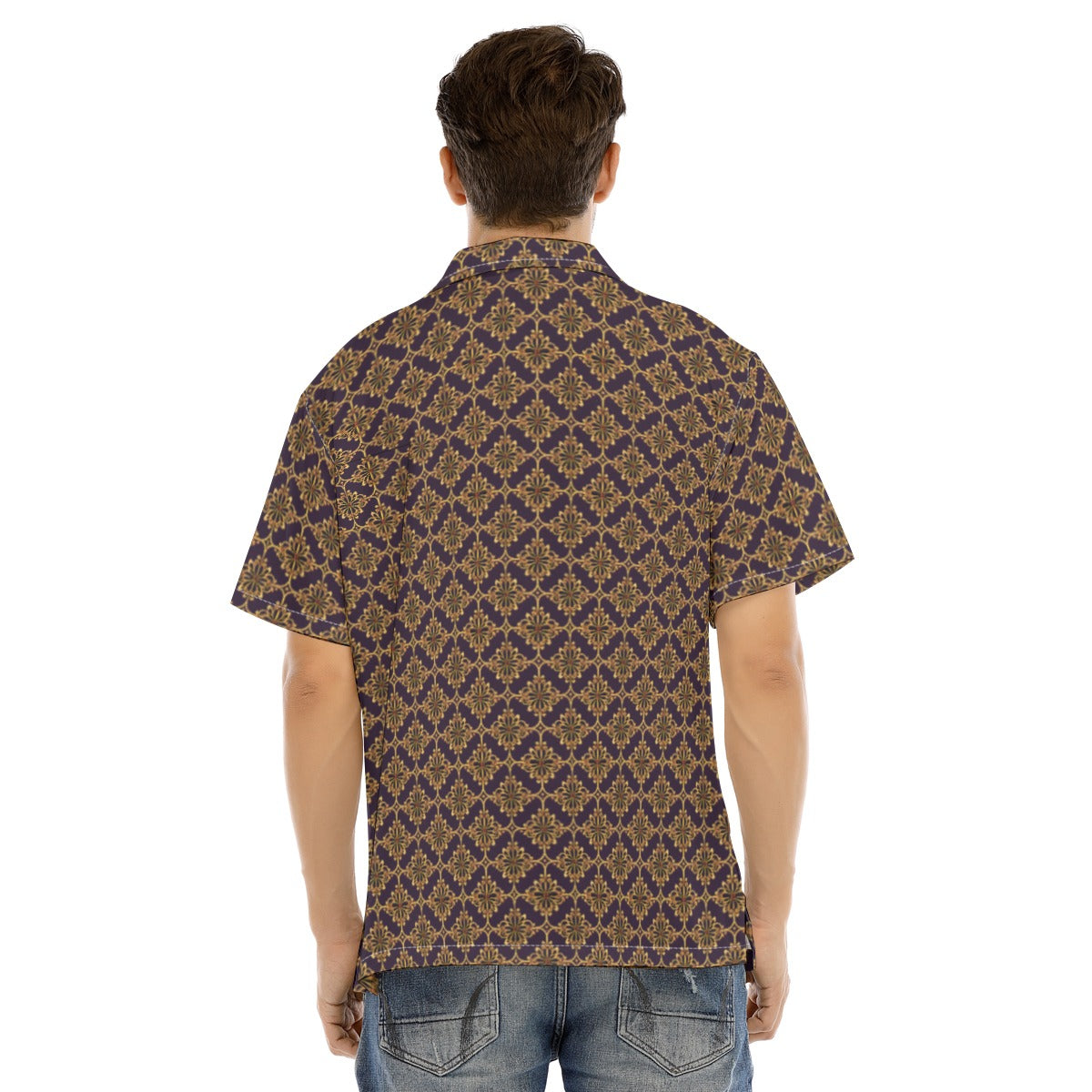 OUPE BAROQUE Men's SHORT SLEEVE SHIRT