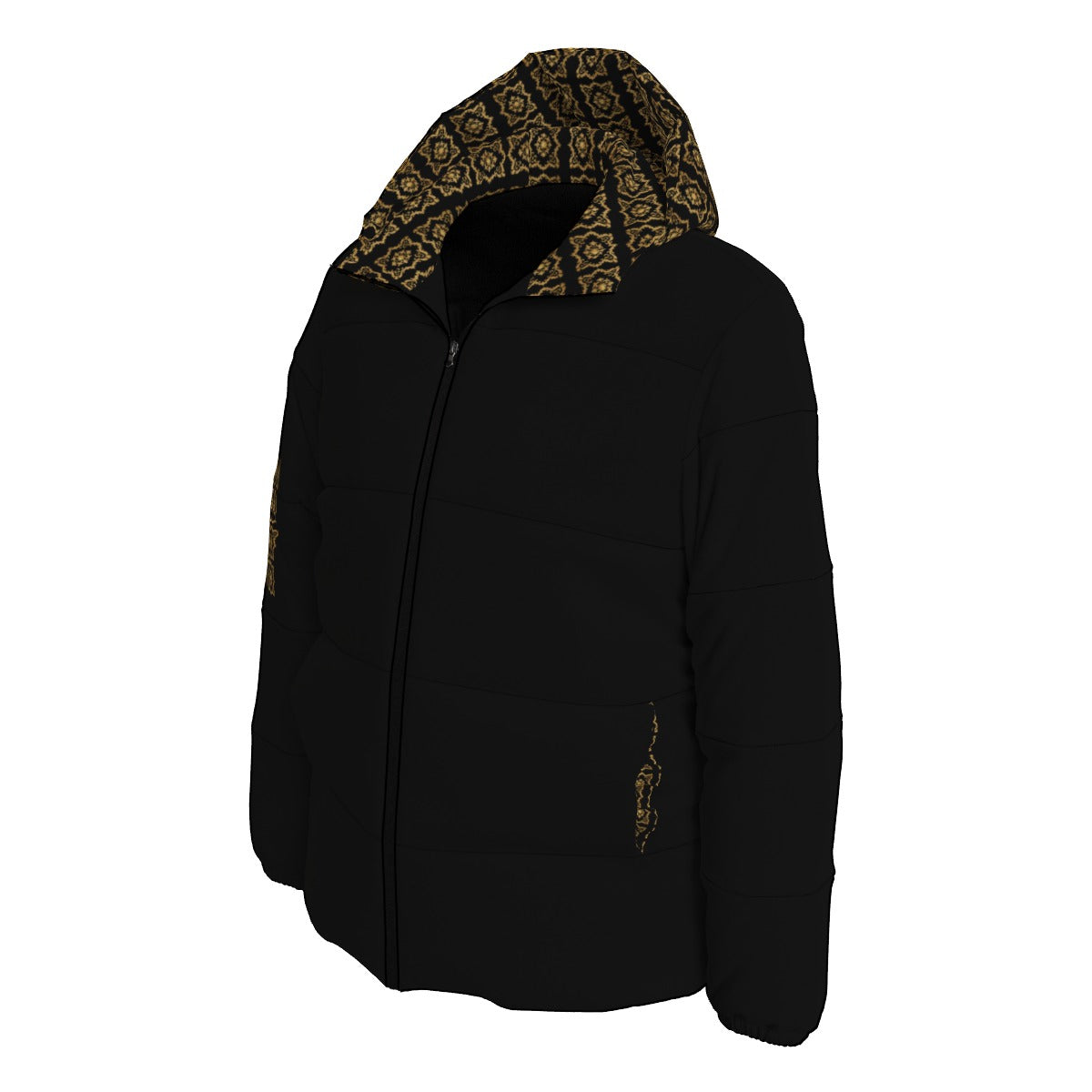 AC BAROQUE Hood "OUPE" Branded Unisex Down Jacket