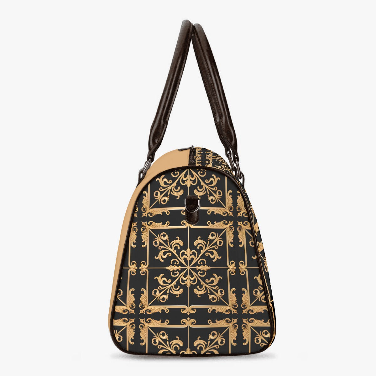 AC BAROQUE "OUPE" Designer Overnight Duffle Bag (Mustard)