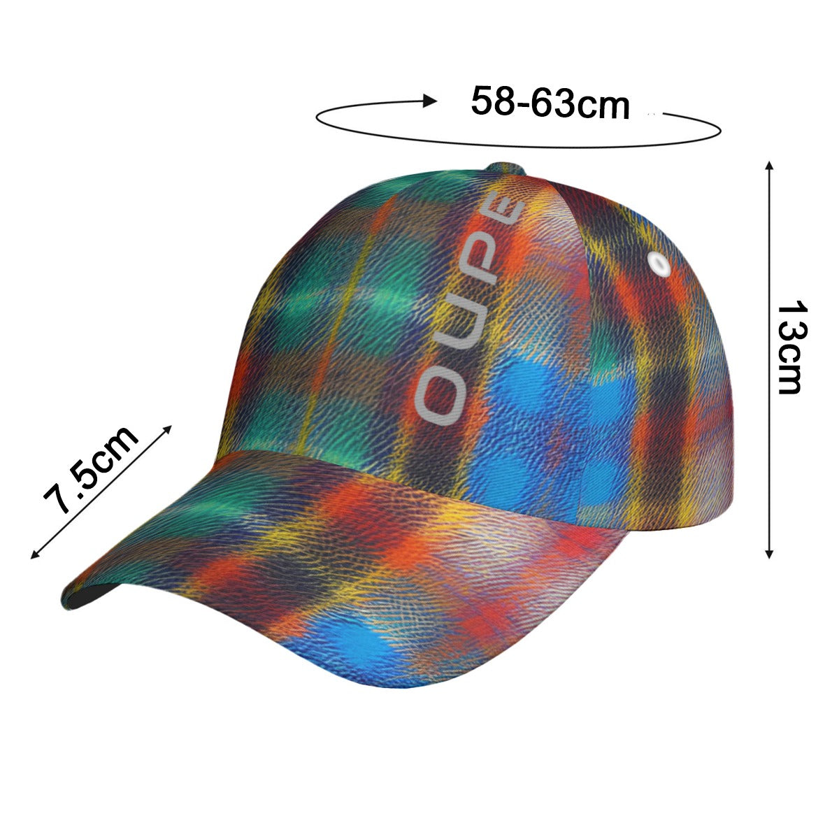 OUPE TARTAN Peaked Cap