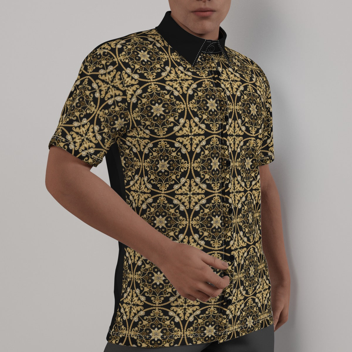 AC BAROQUE All-Over Print Men's Shirt