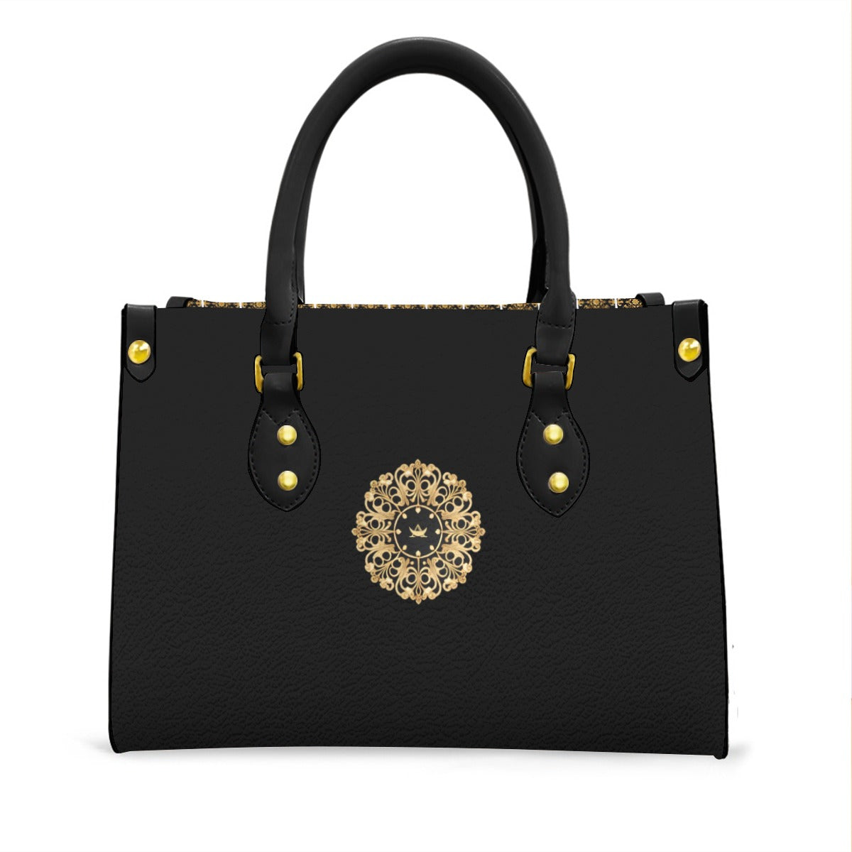Women's (Duchess) Tote Bag With Black Handle AC BAROQUE