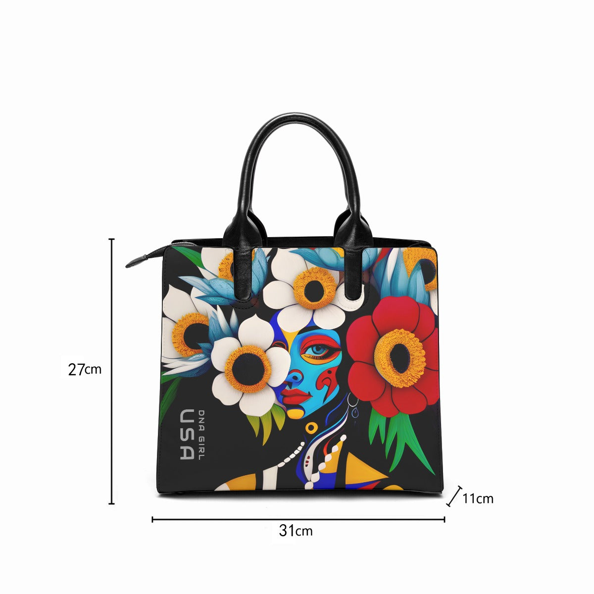 DNA GIRL USA Fashion Square Tote Bag