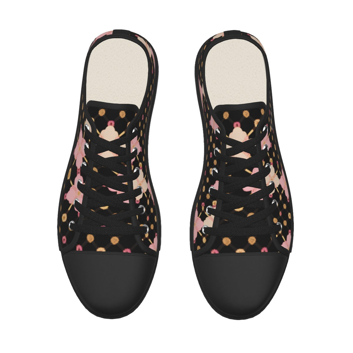 AC KAMI OUPE All-Over Print Women's Low-cut Canvas Shoes