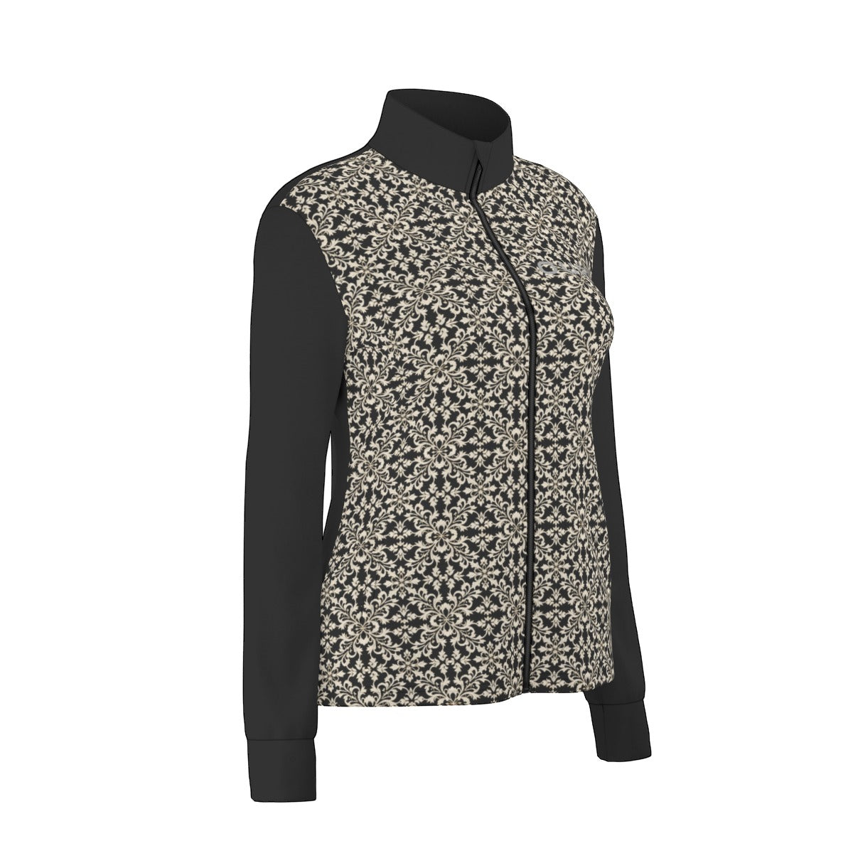 OUPE All-Over Print Women's Long Sleeve Thumbhole Jacket