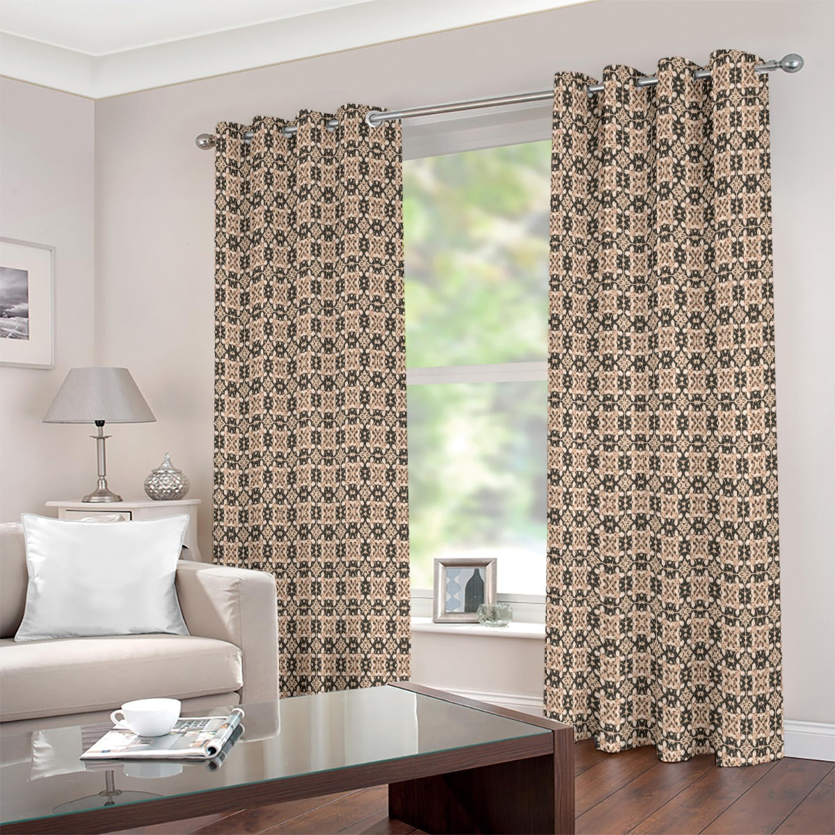 AC BAROQUE Grommet Curtains (Large Size)