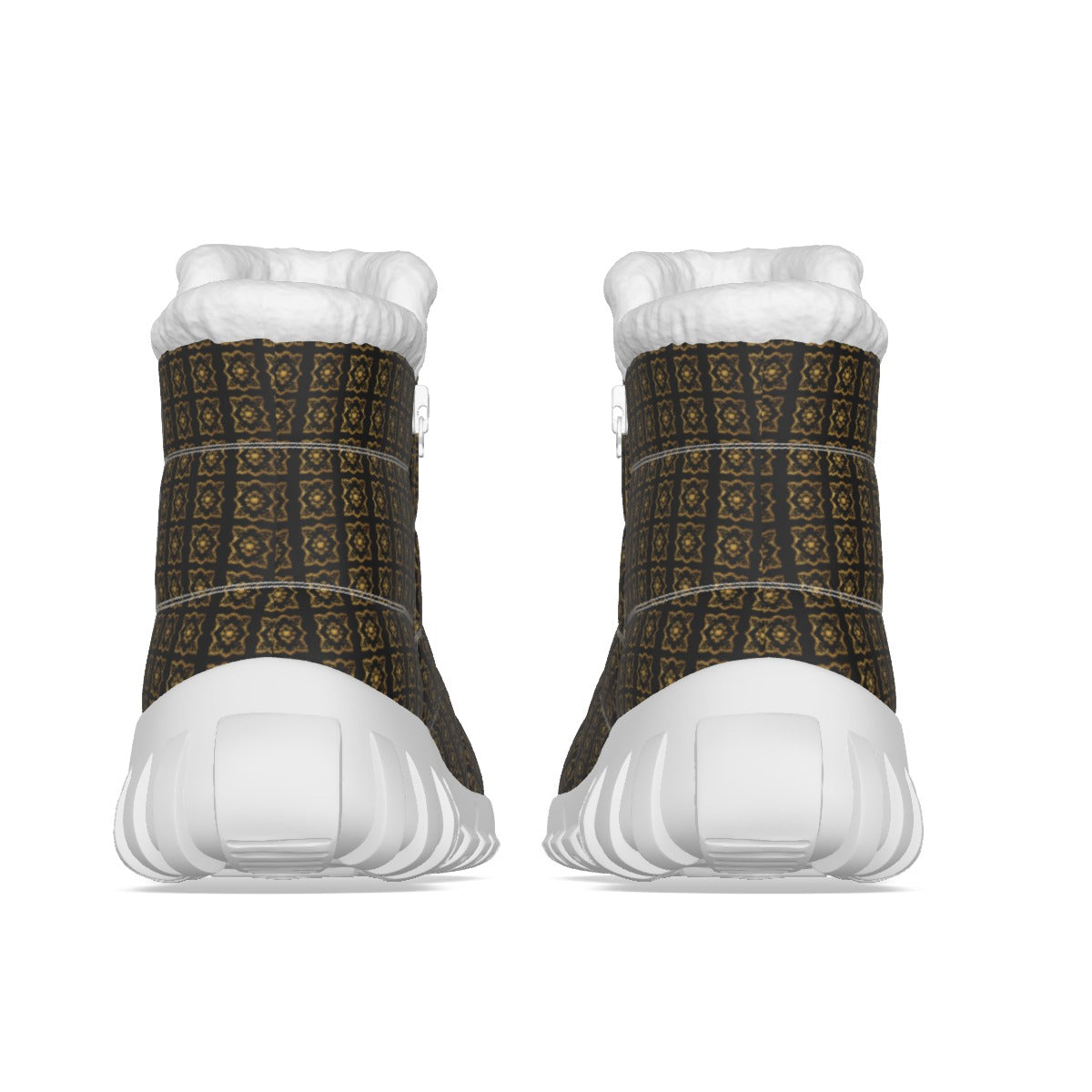 OUPE BAROQUE Men's Zip-up Snow Boots