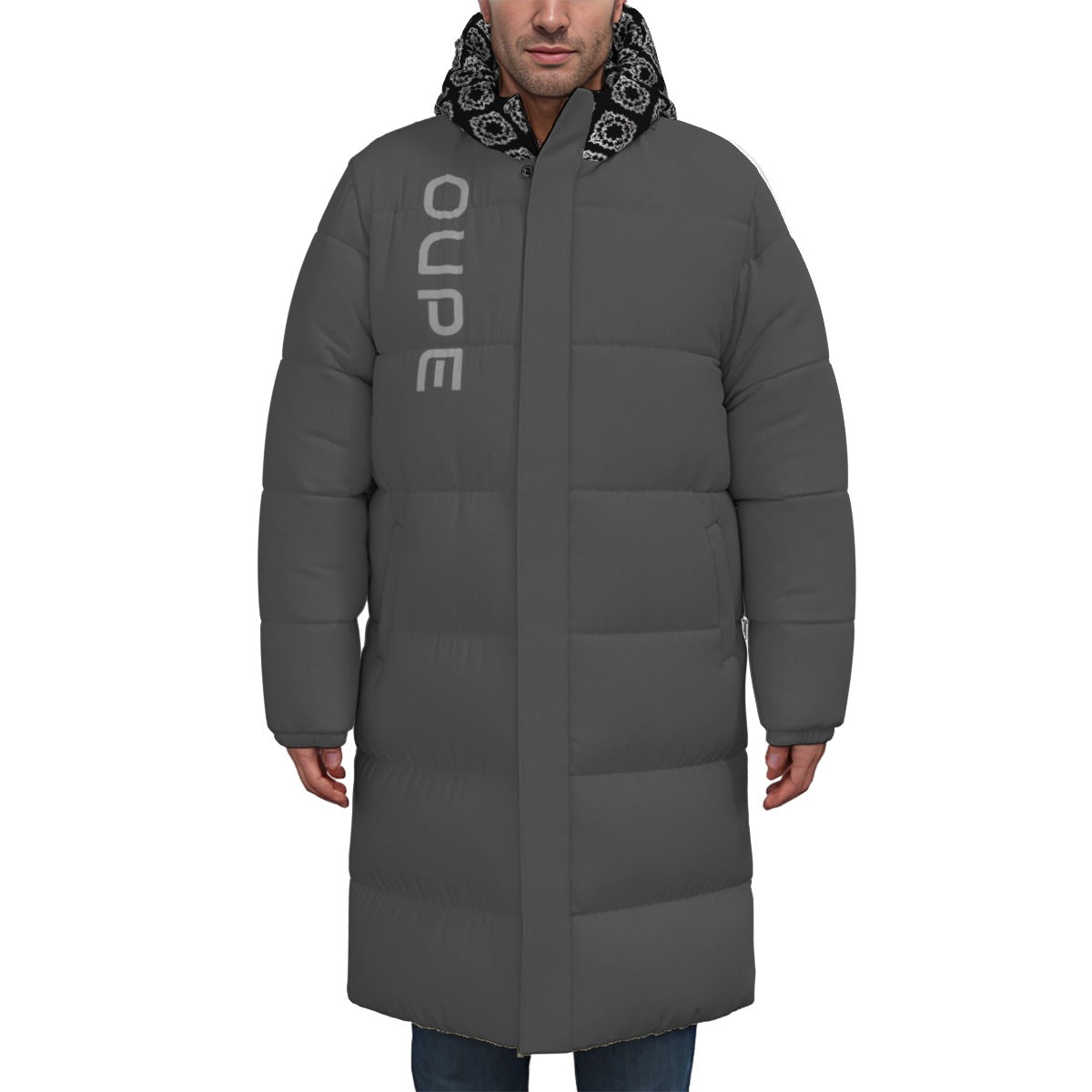 AC BAROQUE (Silver) Long Puffer Down Jacket